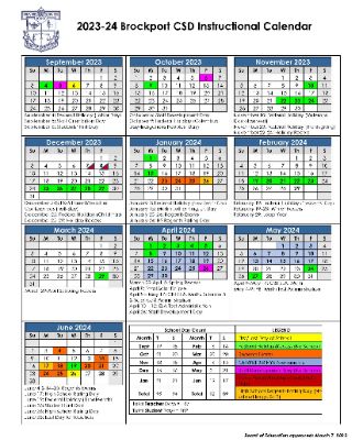  2023-24 Instructional Calendar
